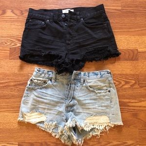 FREE PEOPLE JEAN SHORTS